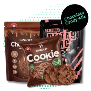 Canapuff Chocolate, Brownie e Cookies - COMBO